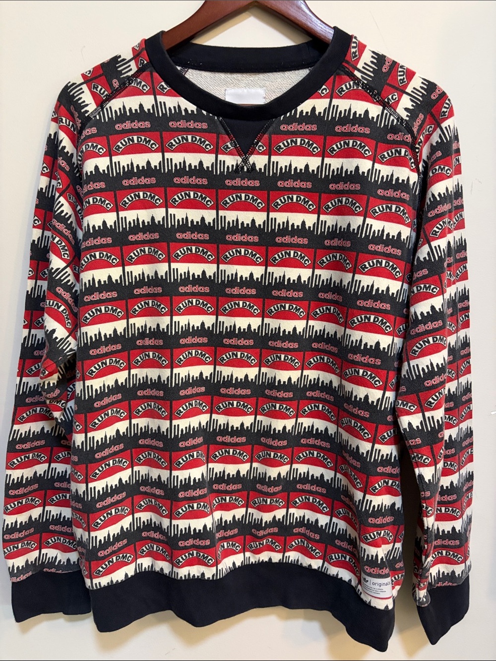 Adidas Originals Run DMC Crewneck Sweater – 2014 – Medium